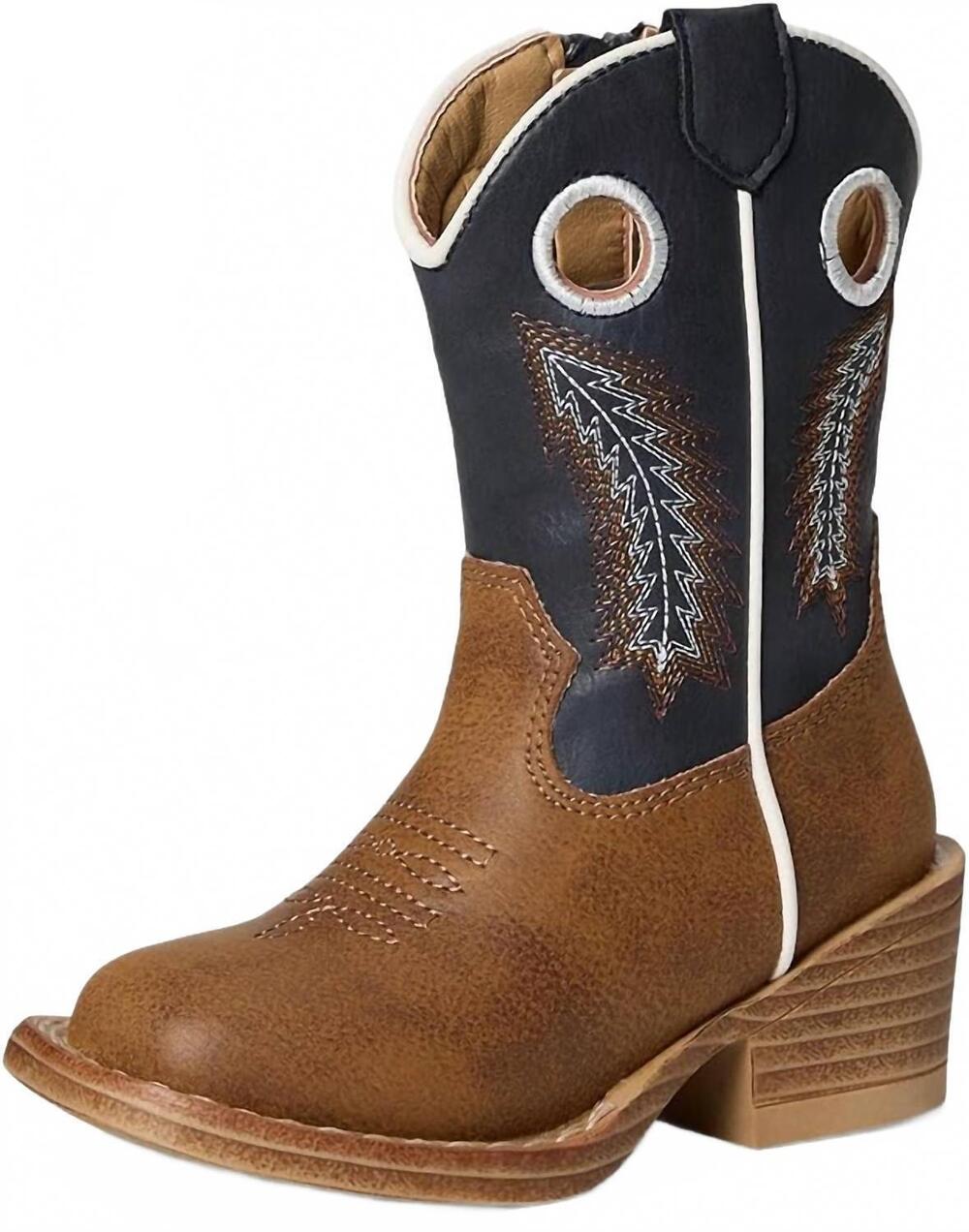 NEW ROPER boys walker boot in tan